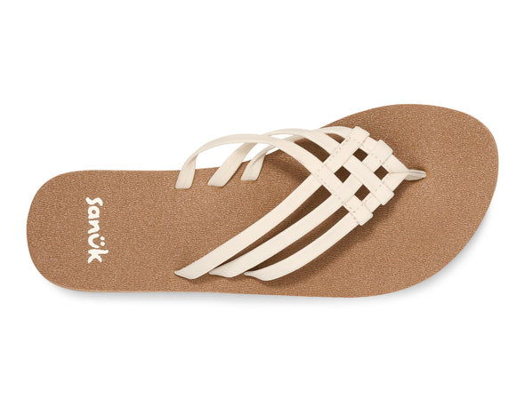 SANUK YOGA SANDY II TAN/WHITE
