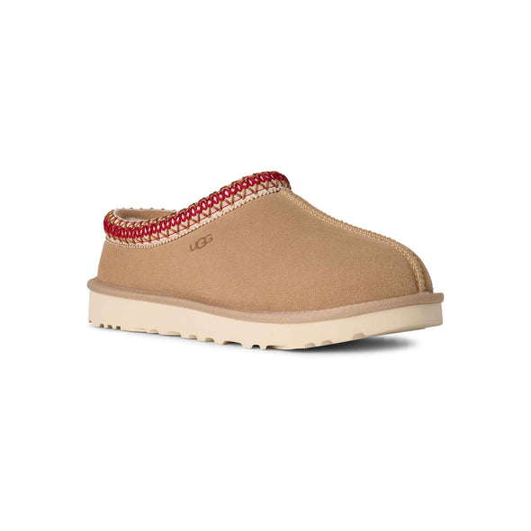 UGG WOMEN'S TASMAN II SAND/DARK CHERY