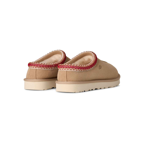 UGG WOMEN'S TASMAN II SAND/DARK CHERY