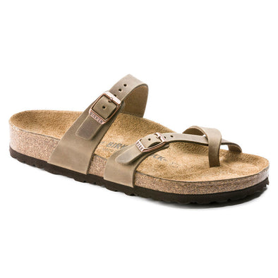 BIRKENSTOCK MAYARI OILED LEATHER TOBACCO BROWN-REGULAR FIT