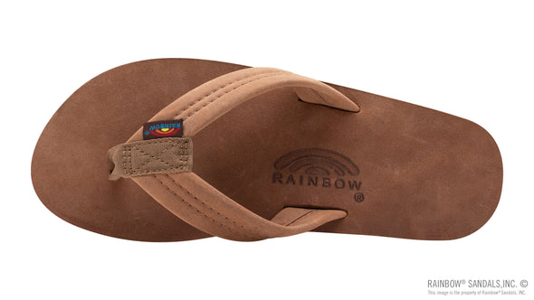 RAINBOW MENS LUXURY LEATHER NOGALES WOOD