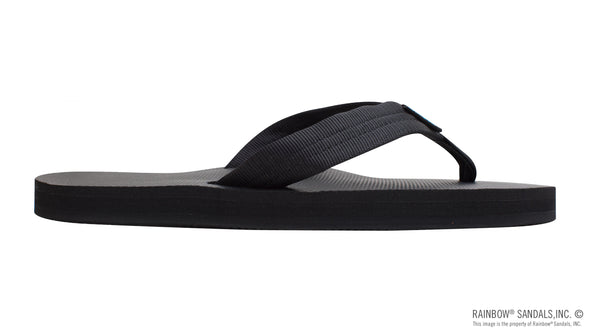 RAINBOW MEN'S CLASSIC RUBBER SINGLE LAYER BLACK