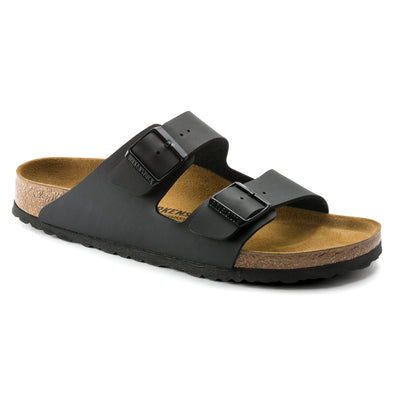 BIRKENSTOCK ARIZONA BIRKOFLOR BLACK-REGULAR FIT