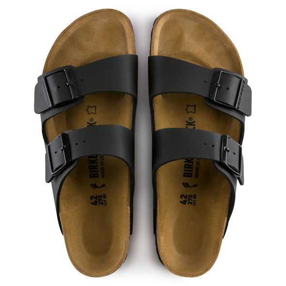 BIRKENSTOCK ARIZONA BIRKOFLOR BLACK-NARROW FIT