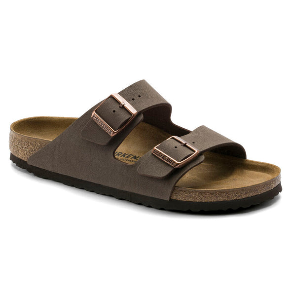 BIRKENSTOCK ARIZONA BIRKIBUC MOCHA-NARROW FIT