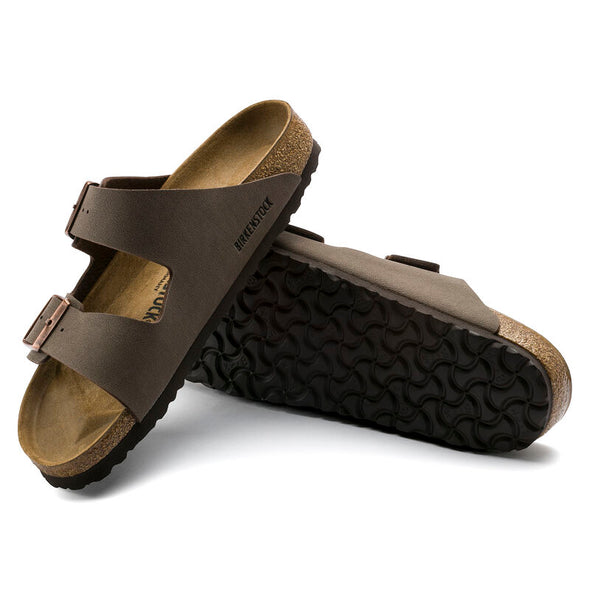 BIRKENSTOCK ARIZONA BIRKIBUC MOCHA-NARROW FIT