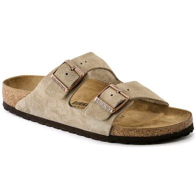BIRKENSTOCK ARIZONA SUEDE LEATHER TAUPE-REGULAR FIT