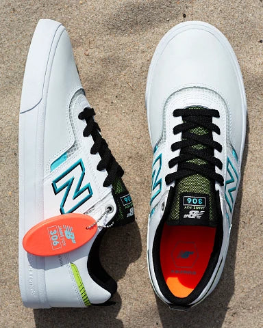NB NUMERIC JAMIE FOY 306 WHITE AQUA SKY Urban Feet and Skate