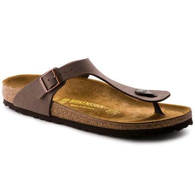BIRKENSTOCK GIZEH BIRKIBUC MOCHA-REGULAR FIT