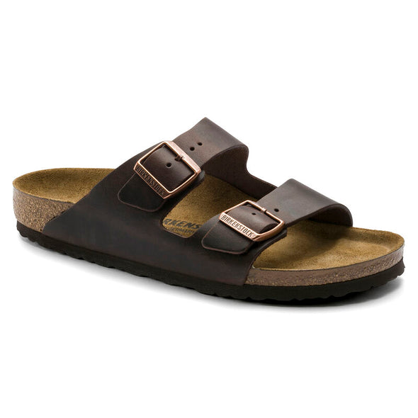BIRKENSTOCK ARIZONA OILED LEATHER HABANA-NARROW FIT