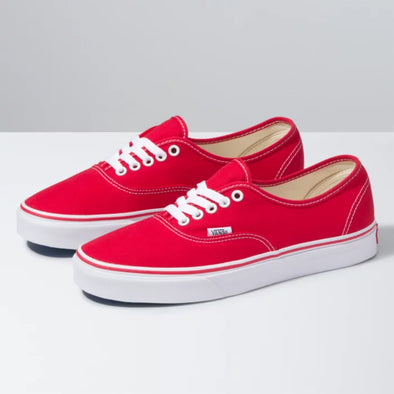 VANS AUTHENTIC- RED/WHITE