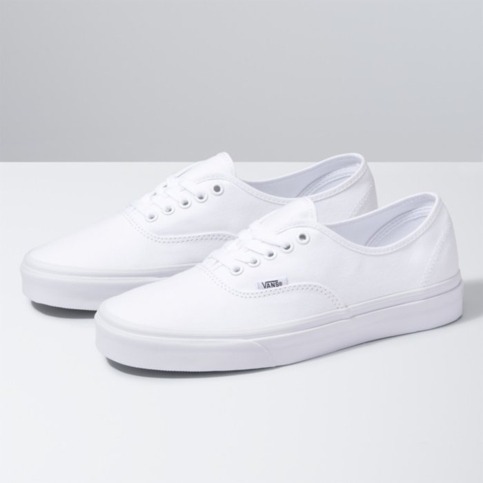 All white vans lace up Clearance