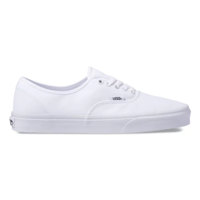 Vans authentic sales white on feet