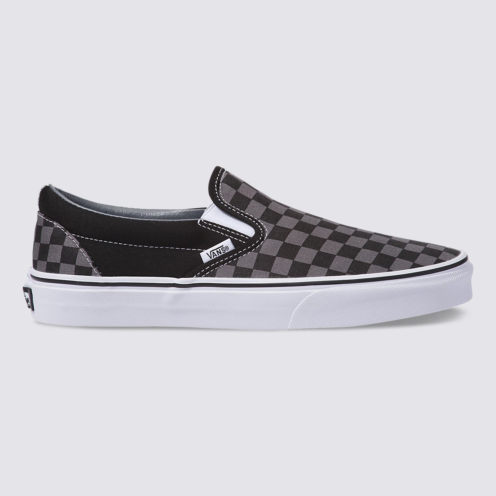 VANS SLIP ON CHECKERBOARD BLACK PEWTER Urban Feet
